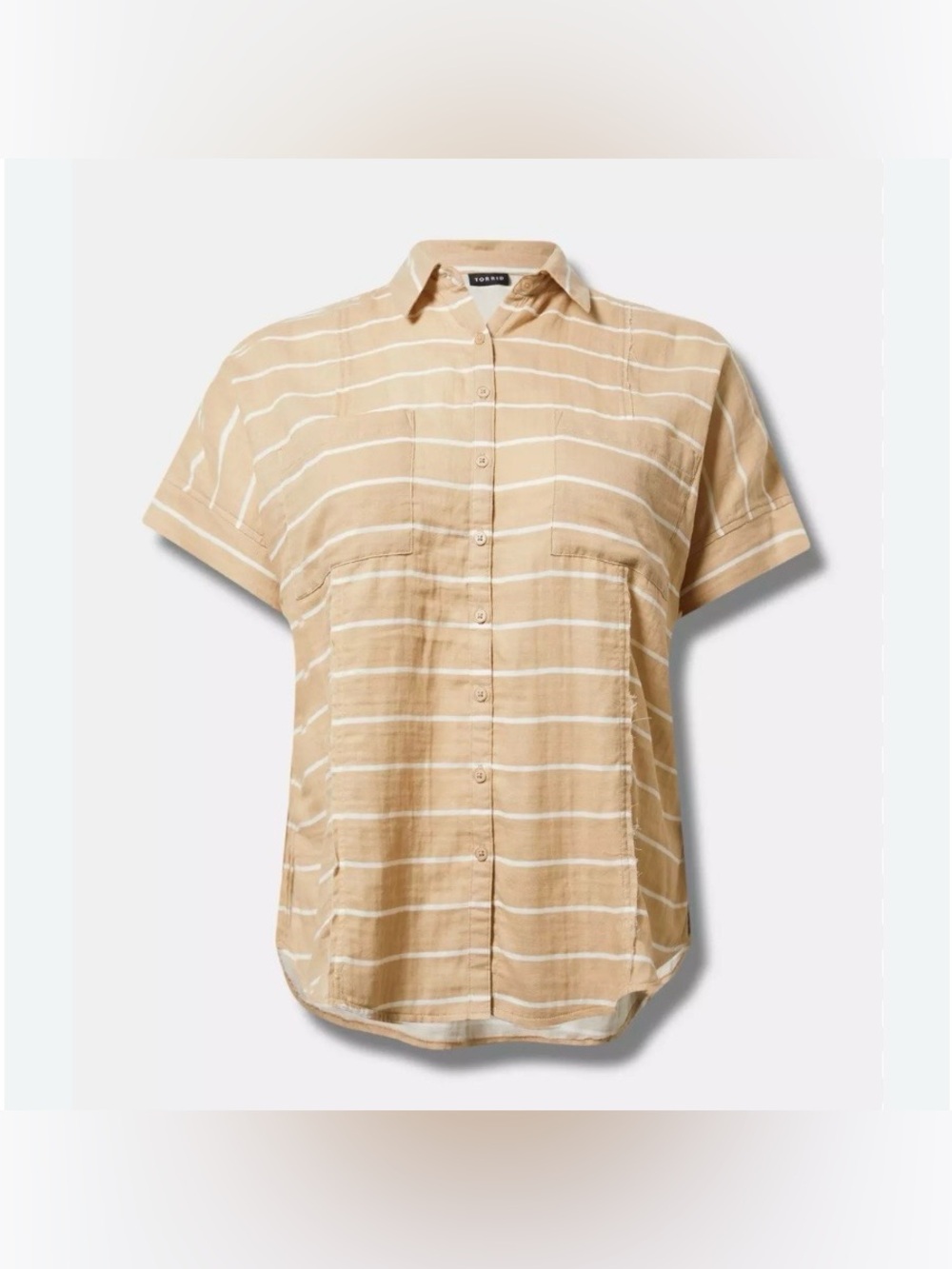 Torrid Striped Relaxed Dolman Shirt Size 3X